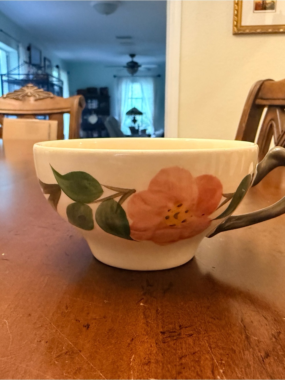 Set of 2 Vintage Franciscan Desert Rose Mugs England Pink Floral Cups